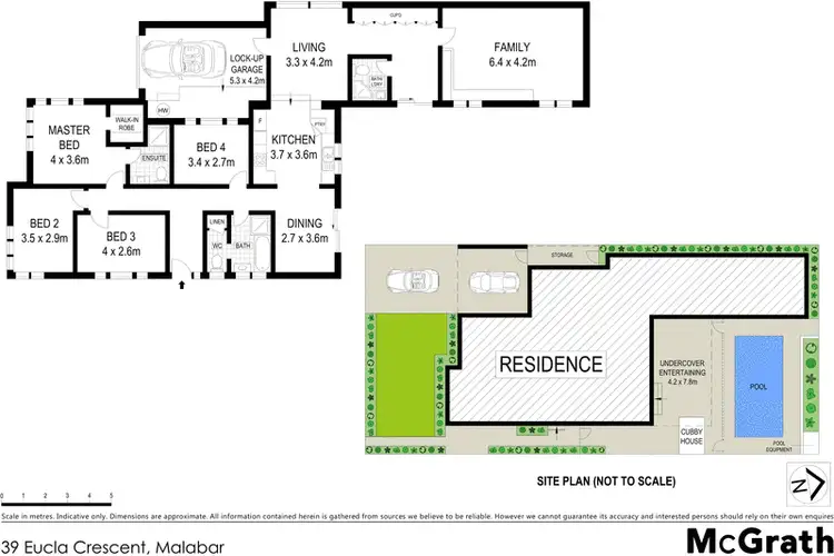 Floorplan of Homely house listing, 39 Eucla Crescent, Malabar NSW 2036