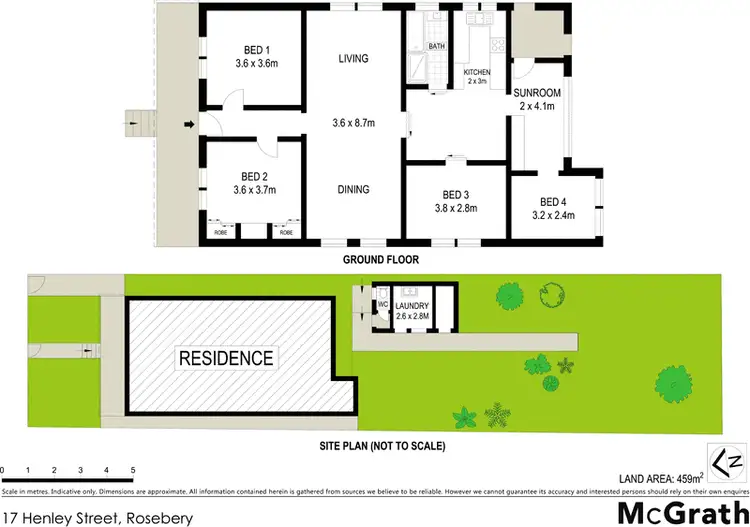 Floorplan of Homely house listing, 17 Henley Street, Rosebery NSW 2018