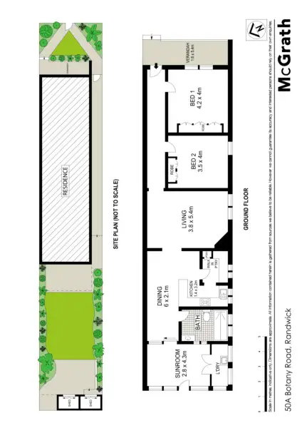 Floorplan of Homely house listing, 50a Botany Street, Randwick NSW 2031