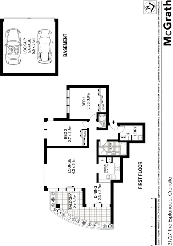 Floorplan of Homely apartment listing, 31/27 The Esplanade, Cronulla NSW 2230