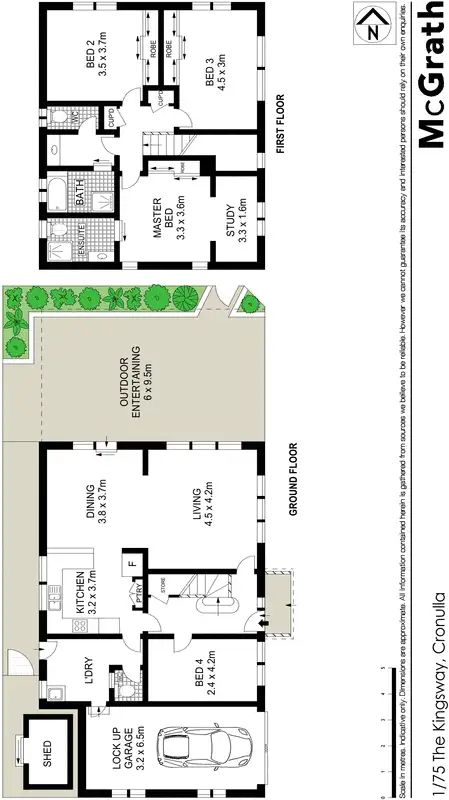 Floorplan of Homely townhouse listing, 1/75 The Kingsway, Cronulla NSW 2230