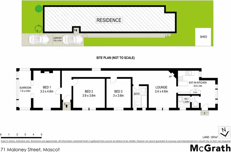 Floorplan of Homely house listing, 71 Maloney Street, Mascot NSW 2020