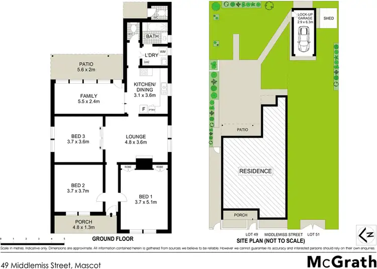 Floorplan of Homely house listing, 49 Middlemiss Street, Mascot NSW 2020