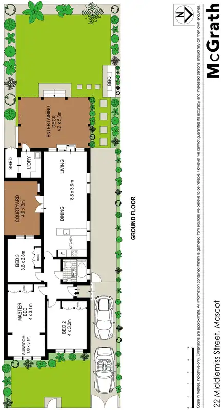 Floorplan of Homely house listing, 22 Middlemiss Street, Mascot NSW 2020