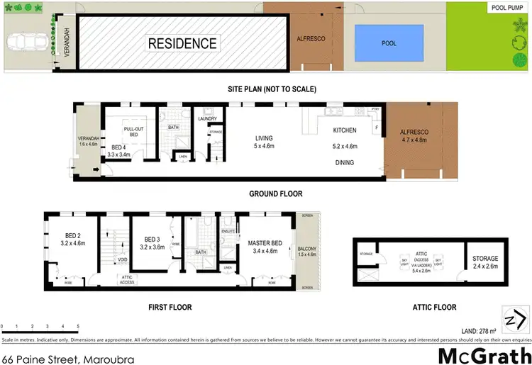 Floorplan of Homely house listing, 66 Paine Street, Maroubra NSW 2035