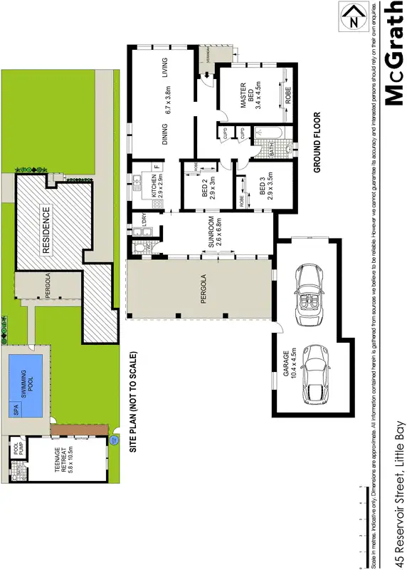 Floorplan of Homely house listing, 45 Reservoir Street, Little Bay NSW 2036