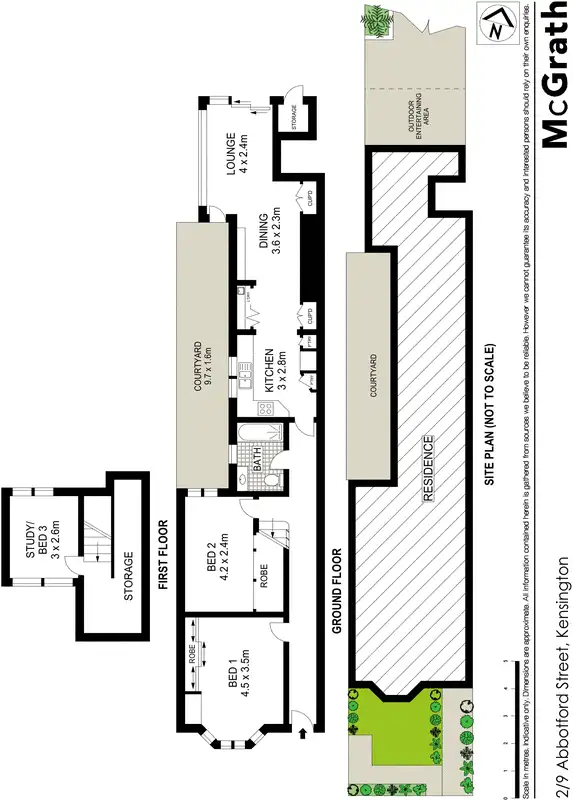 Floorplan of Homely house listing, 2/9 Abbotford Street, Kensington NSW 2033