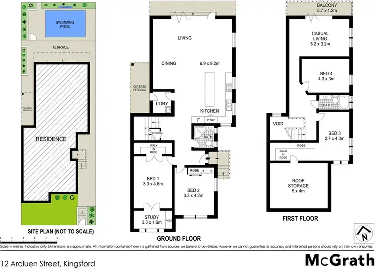 Floorplan of Homely house listing, 12 Araluen Street, Kingsford NSW 2032