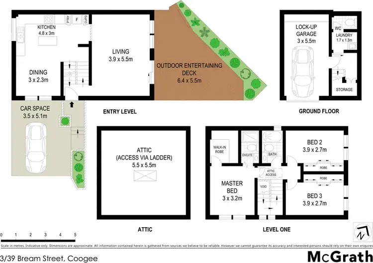 Floorplan of Homely apartment listing, 3/39 Bream Street, Coogee NSW 2034