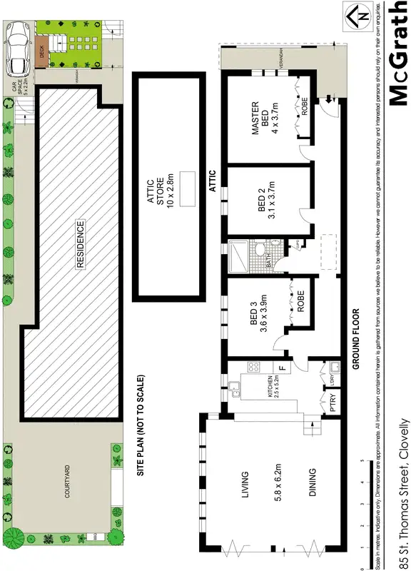 Floorplan of Homely house listing, 85 St Thomas Street, Clovelly NSW 2031