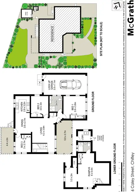 Floorplan of Homely house listing, 6 Caley Street, Chifley NSW 2036
