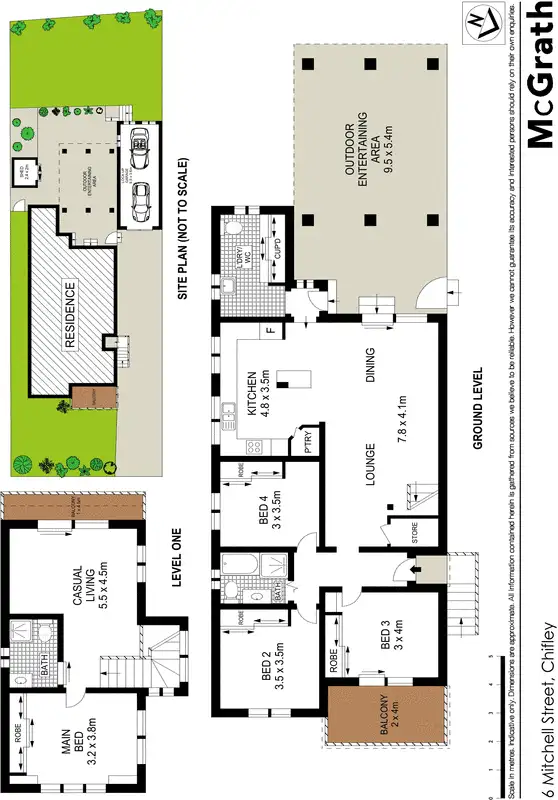 Floorplan of Homely house listing, 6 Mitchell Street, Chifley NSW 2036