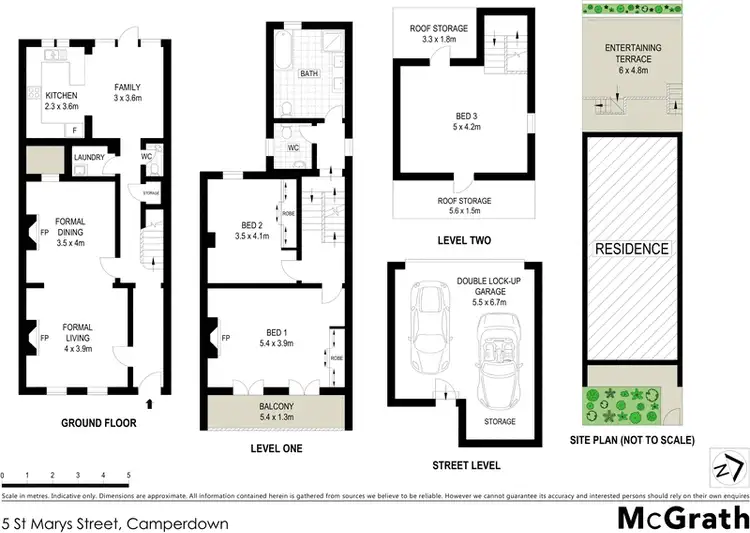Floorplan of Homely house listing, 5 St Marys Street, Camperdown NSW 2050