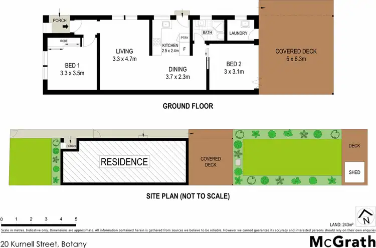 Floorplan of Homely house listing, 20 Kurnell Street, Botany NSW 2019