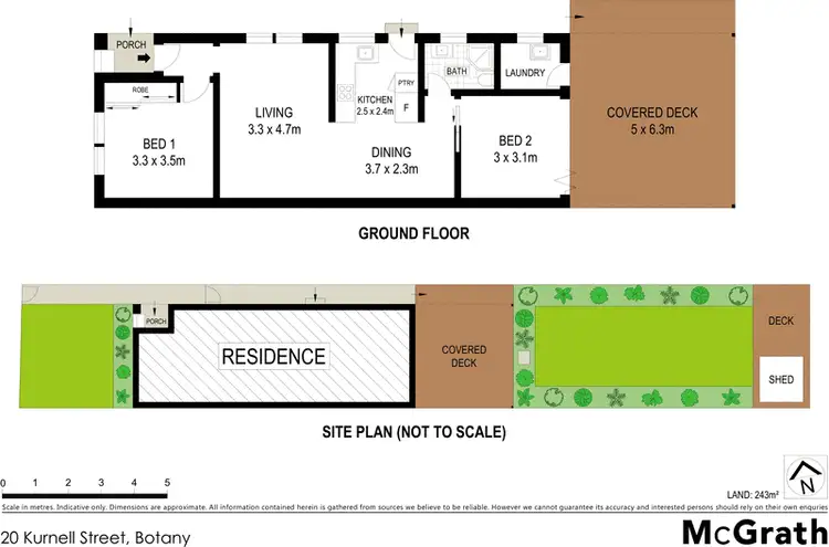Floorplan of Homely house listing, 20 Kurnell Street, Botany NSW 2019