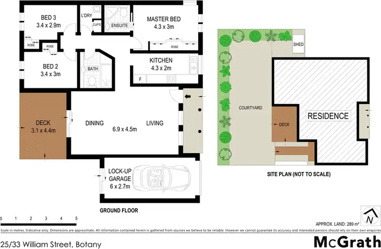 Floorplan of Homely townhouse listing, 25/33 William Street, Botany NSW 2019