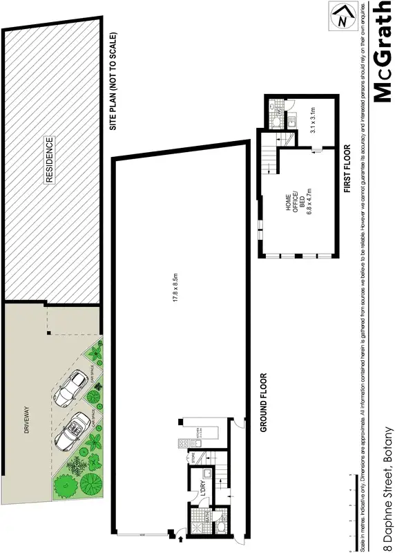 Floorplan of Homely house listing, 8 Daphne Street, Botany NSW 2019