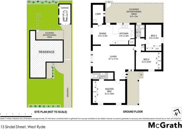 Floorplan of Homely house listing, 13 Sindel Street, West Ryde NSW 2114