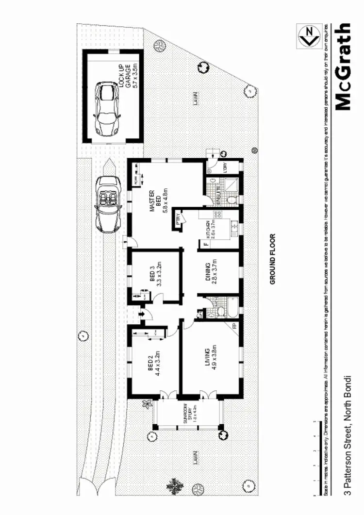 Floorplan of Homely house listing, 3 Patterson Street, North Bondi NSW 2026