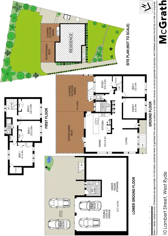 Floorplan of Homely house listing, 10 Lambert Street, West Ryde NSW 2114