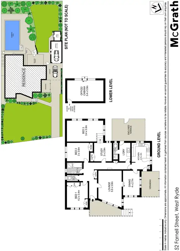 Floorplan of Homely house listing, 52 Farnell Street, West Ryde NSW 2114