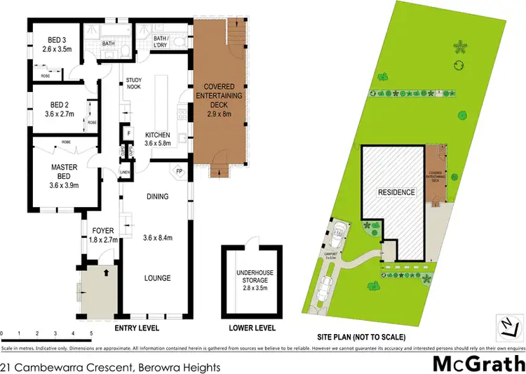 Floorplan of Homely house listing, 21 Cambewarra Crescent, Berowra Heights NSW 2082