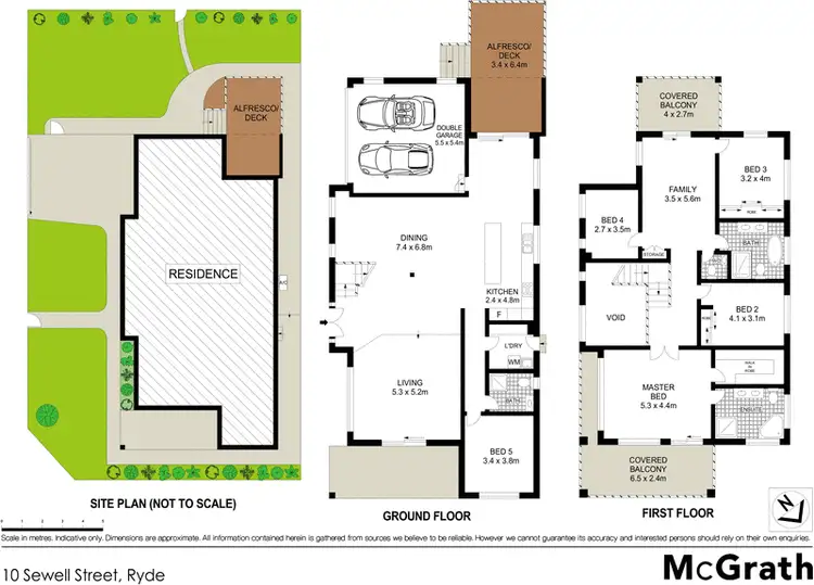Floorplan of Homely house listing, 10 Sewell Street, Ryde NSW 2112