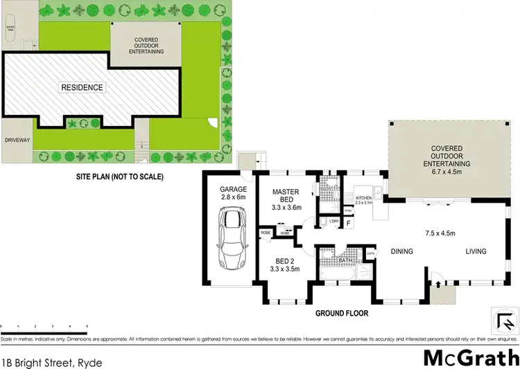 Floorplan of Homely townhouse listing, 1B Bright Street, Ryde NSW 2112