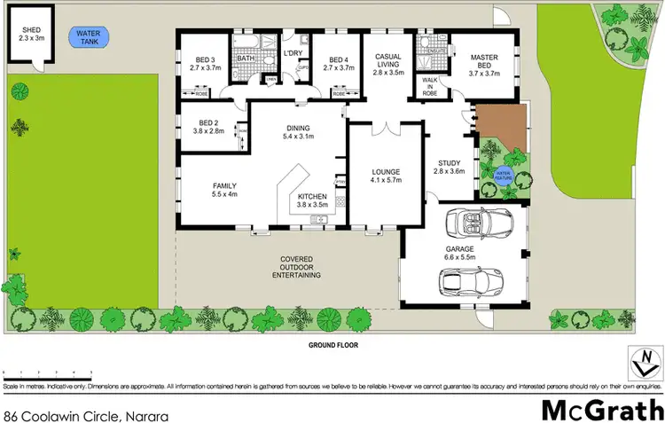 Floorplan of Homely house listing, 86 Coolawin Circle, Narara NSW 2250