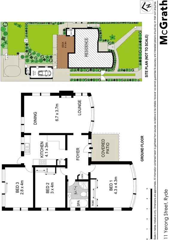 Floorplan of Homely house listing, 11 Yerong Street, Ryde NSW 2112