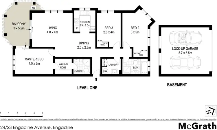 Floorplan of Homely apartment listing, 24/23 Engadine Avenue, Engadine NSW 2233