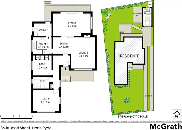 Floorplan of Homely house listing, 36 Truscott Street, North Ryde NSW 2113