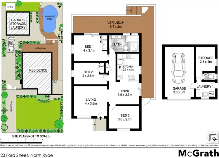 Floorplan of Homely house listing, 23 Ford Street, North Ryde NSW 2113