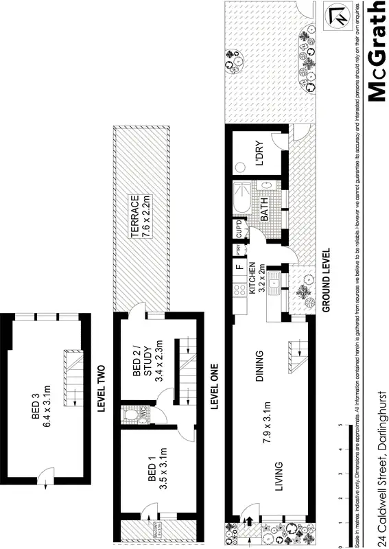 Floorplan of Homely house listing, 24 Caldwell Street, Darlinghurst NSW 2010