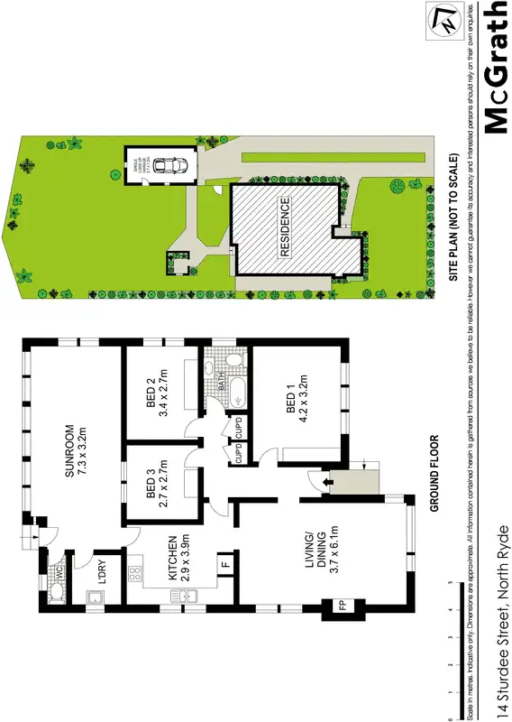 Floorplan of Homely house listing, 14 Sturdee Street, North Ryde NSW 2113