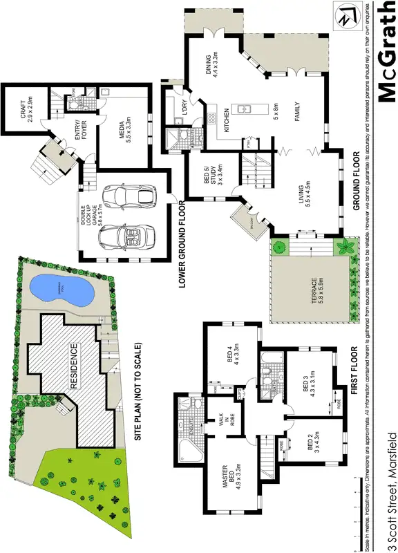 Floorplan of Homely house listing, 3 Scott Street, Marsfield NSW 2122