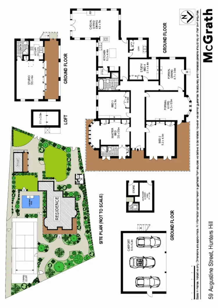 Floorplan of Homely house listing, 59 Augustine Street, Hunters Hill NSW 2110
