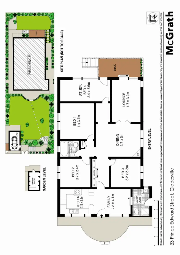 Floorplan of Homely house listing, 33 Prince Edward Street, Gladesville NSW 2111