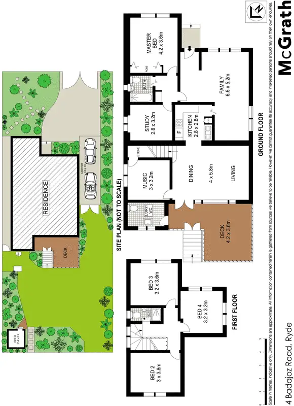 Floorplan of Homely house listing, 4 Badajoz Road, Ryde NSW 2112
