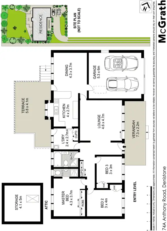 Floorplan of Homely house listing, 74A Anthony Road, Denistone NSW 2114
