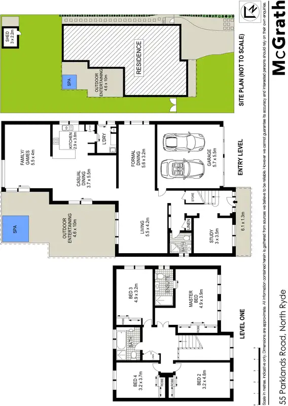 Floorplan of Homely house listing, 55 Parklands Road, North Ryde NSW 2113