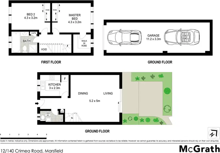 Floorplan of Homely townhouse listing, 12/140 Crimea Road, Marsfield NSW 2122