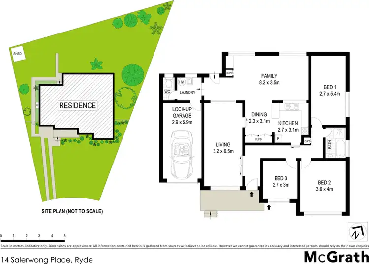Floorplan of Homely house listing, 14 Salerwong Place, Ryde NSW 2112