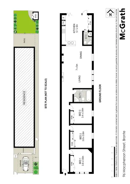 Floorplan of Homely house listing, 96 Macpherson Street, Bronte NSW 2024