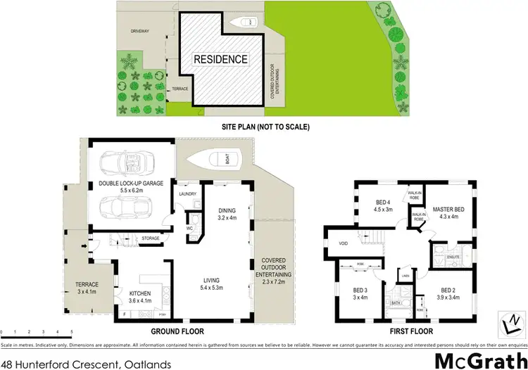 Floorplan of Homely house listing, 48 Hunterford Crescent, Oatlands NSW 2117