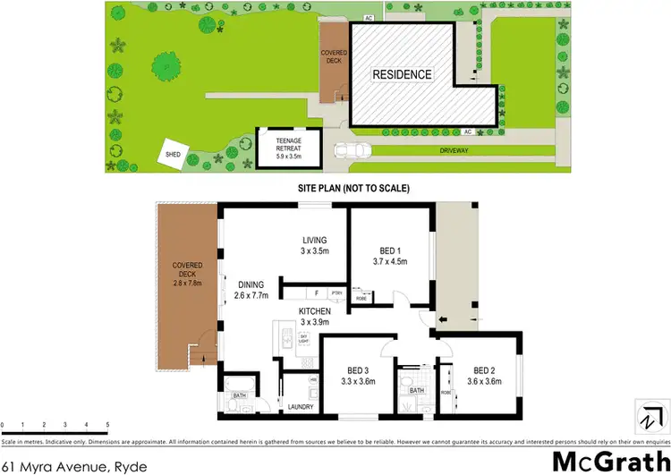 Floorplan of Homely house listing, 61 Myra Avenue, Ryde NSW 2112