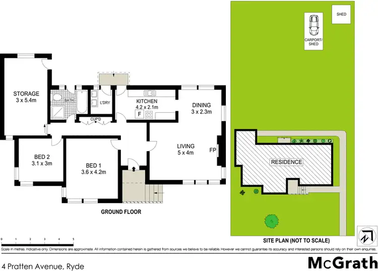 Floorplan of Homely house listing, 4 Pratten Avenue, Ryde NSW 2112