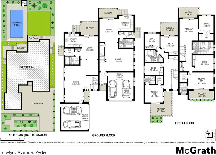 Floorplan of Homely house listing, 51 Myra Avenue, Ryde NSW 2112