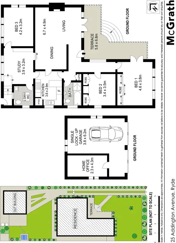 Floorplan of Homely house listing, 25 Addington Avenue, Ryde NSW 2112