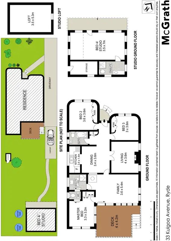 Floorplan of Homely house listing, 33 Kulgoa Avenue, Ryde NSW 2112